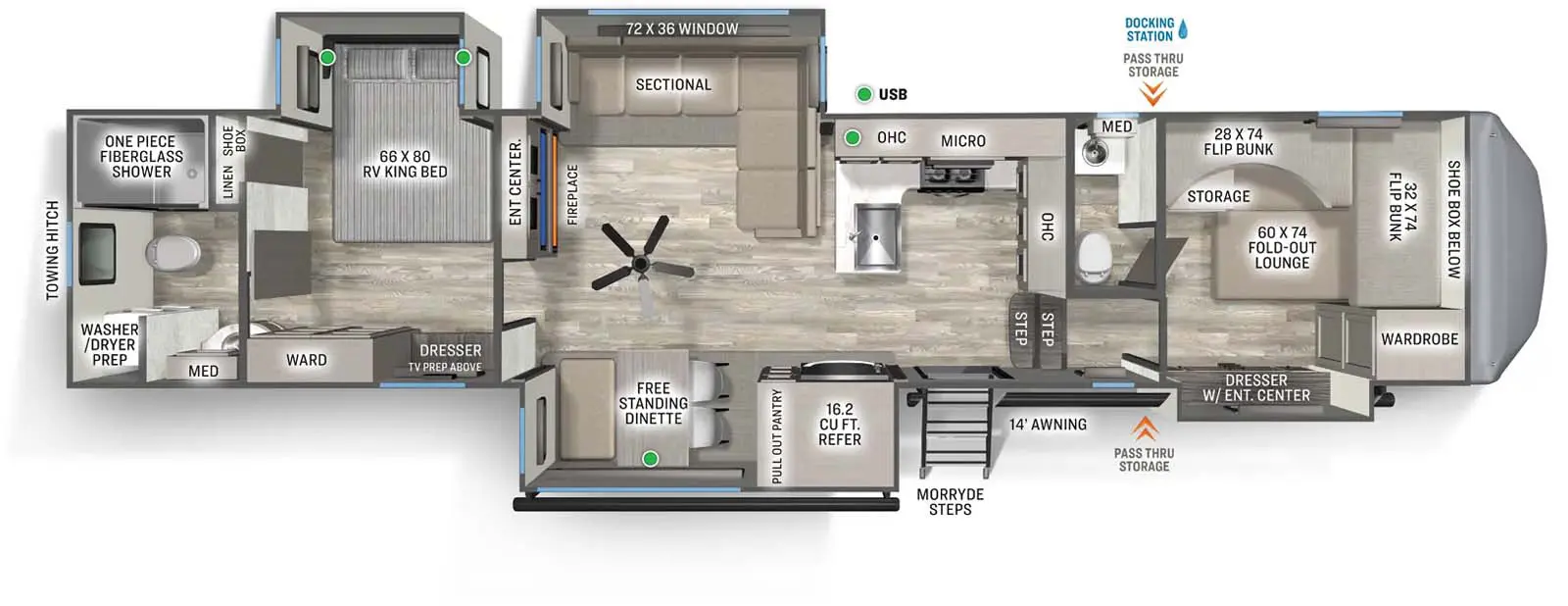 3710HBFB Floorplan Image